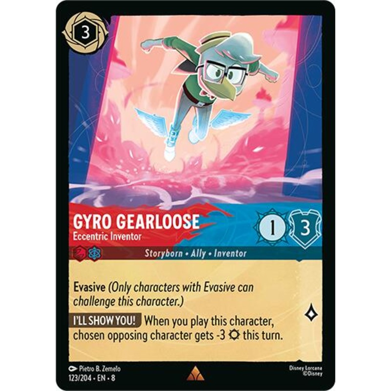 Gyro Gearloose - Eccentric Inventor (123/204) [Reign of Jafar]