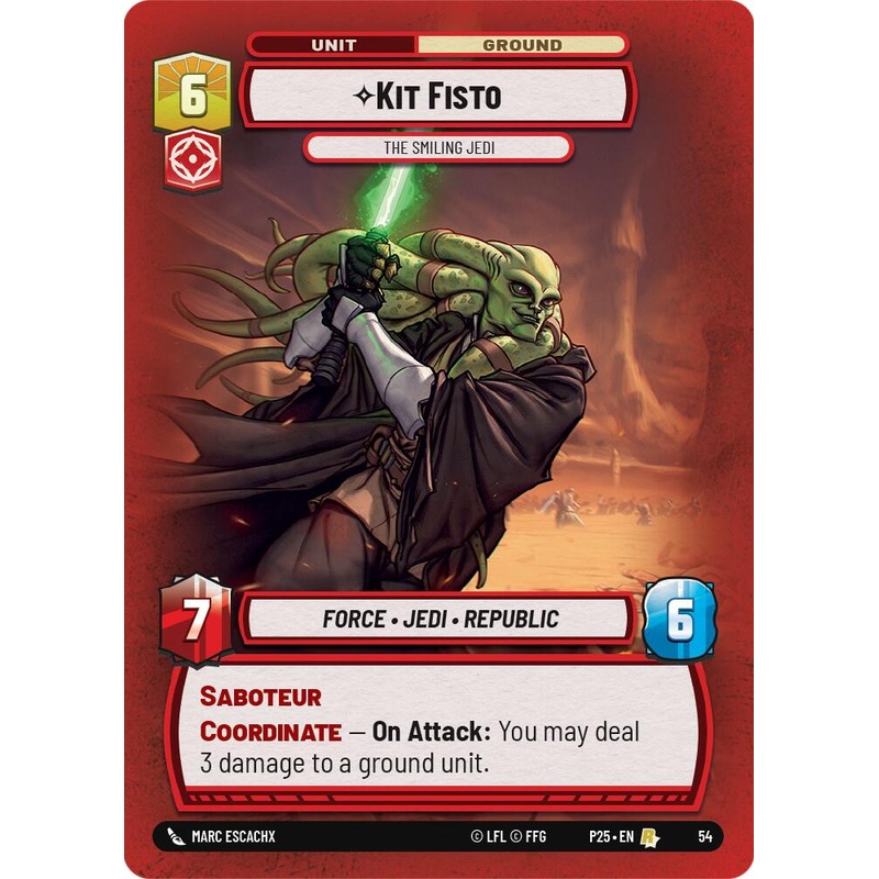 Kit Fisto (54) - The Smiling Jedi (54) [Store Showdown Promos]
