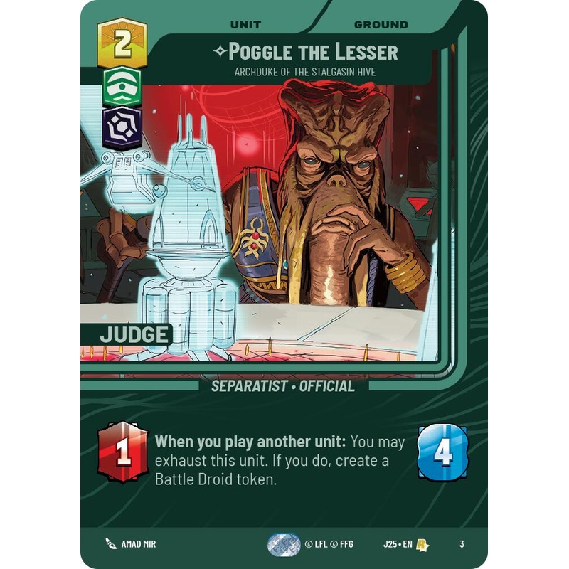 Poggle the Lesser - Archduke of the Stalgasin Hive (3) (3) [Judge Promos]