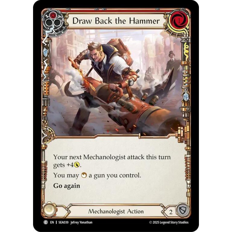 Draw Back the Hammer [SEA039] (High Seas)  Rainbow Foil