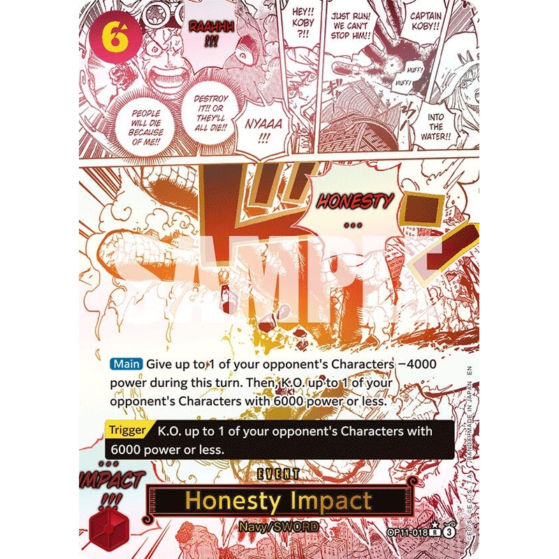 Honesty Impact (Alternate Art) [A Fist of Divine Speed]