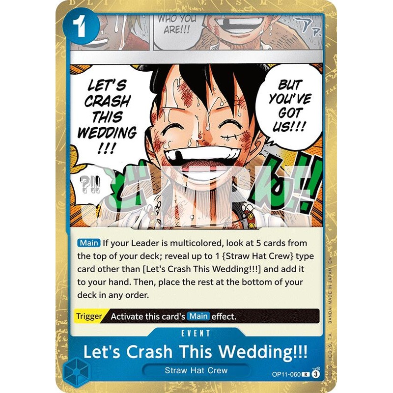 Let's Crash This Wedding!!! [A Fist of Divine Speed]