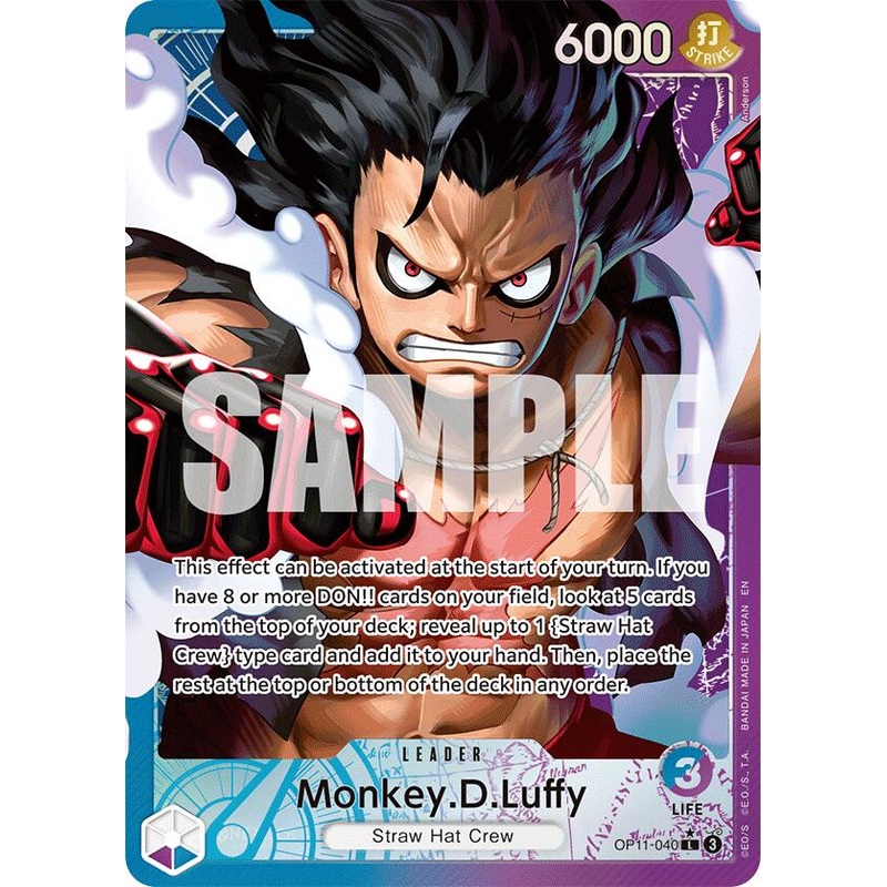 Monkey.D.Luffy (040) (Alternate Art) [A Fist of Divine Speed]