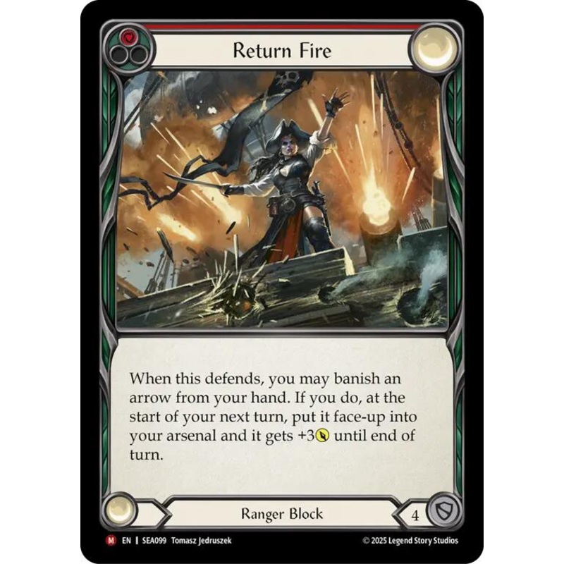 Return Fire [SEA099] (High Seas)  Rainbow Foil