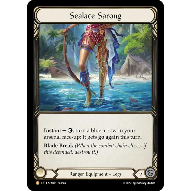 Sealace Sarong [SEA095] (High Seas)  Rainbow Foil