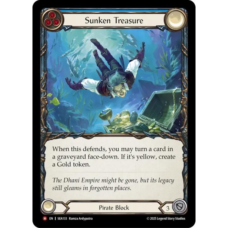 Sunken Treasure (Rainbow Foil) [SEA133] (High Seas)  Rainbow Foil