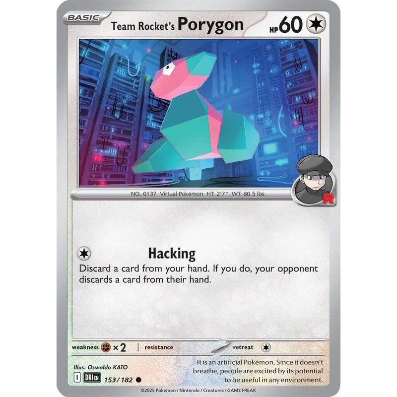 Team Rocket's Porygon (153/182) [Scarlet & Violet: Destined Rivals]