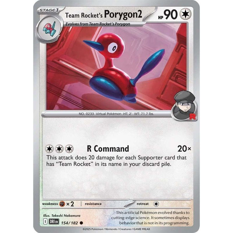Team Rocket's Porygon2 (154/182) [Scarlet & Violet: Destined Rivals]