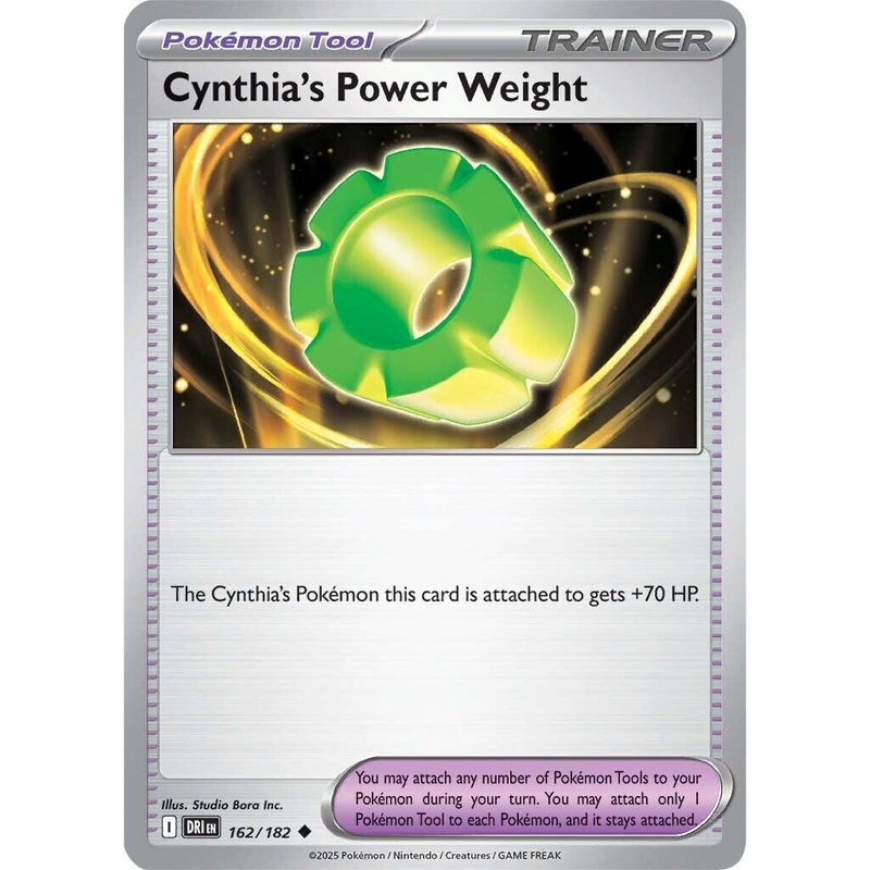 Cynthia's Power Weight (162/182) [Scarlet & Violet: Destined Rivals]