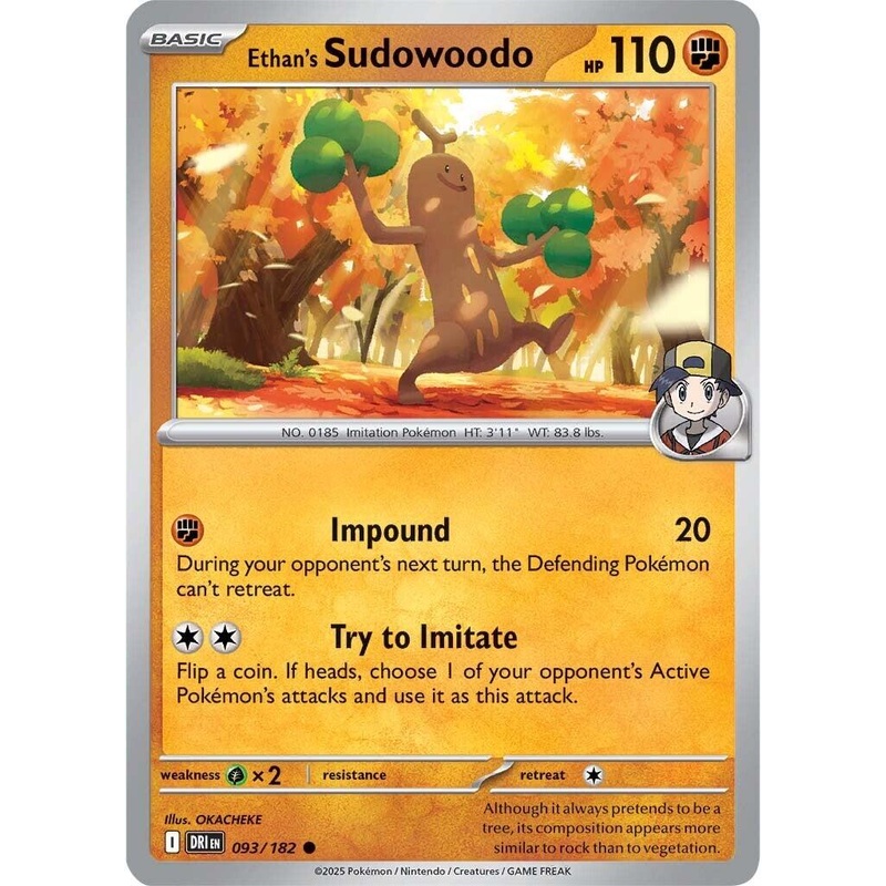 Ethan's Sudowoodo (093/182) [Scarlet & Violet: Destined Rivals]