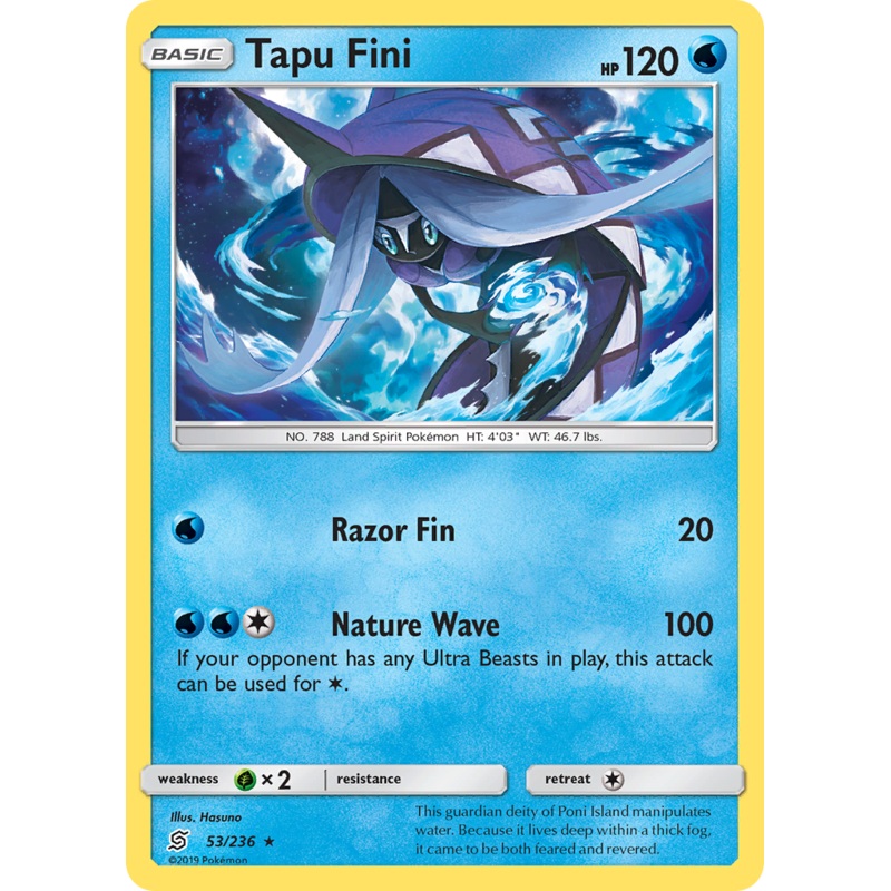 Tapu Fini (53/236) [Sun & Moon: Unified Minds]