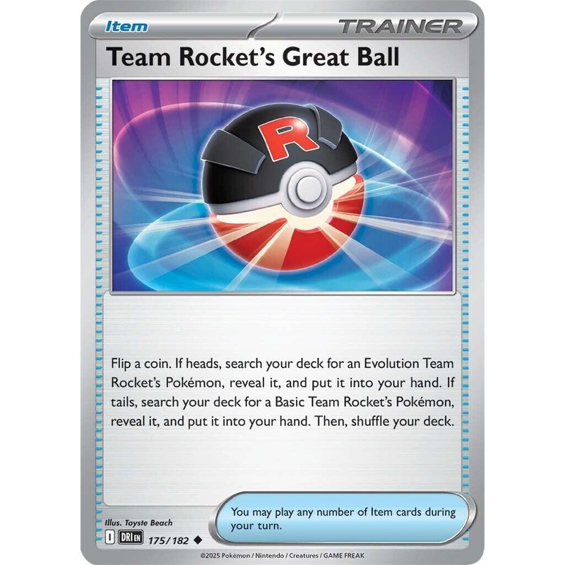 Team Rocket's Great Ball (175/182) [Scarlet & Violet: Destined Rivals]