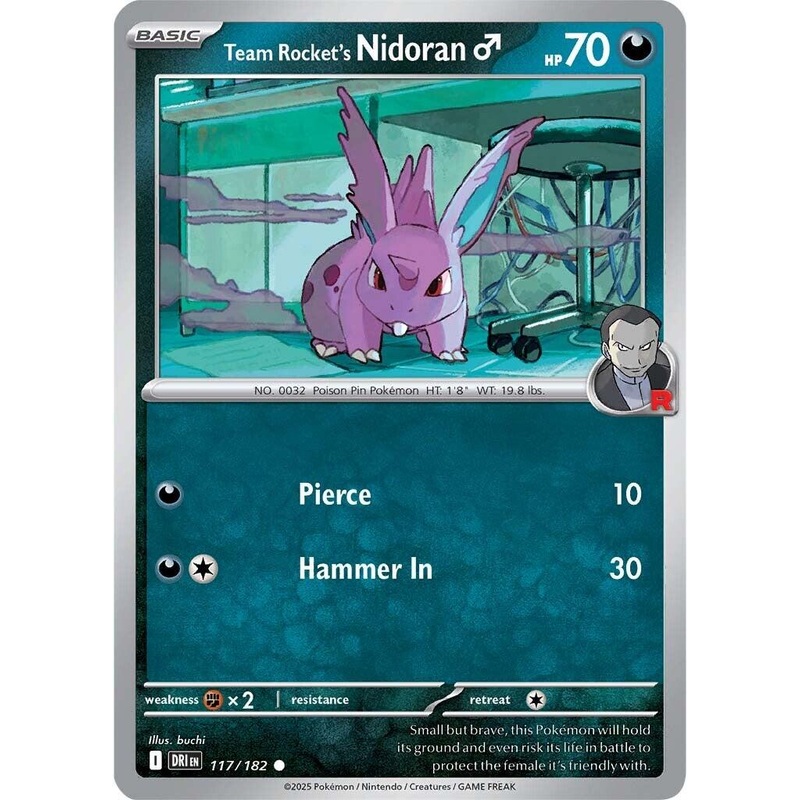 Team Rocket's Nidorand (117/182) [Scarlet & Violet: Destined Rivals]