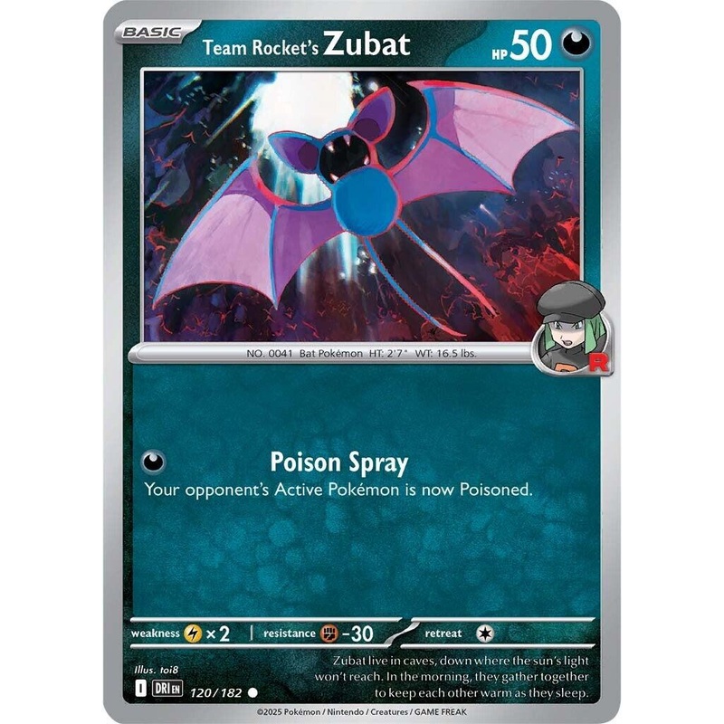 Team Rocket's Zubat (120/182) [Scarlet & Violet: Destined Rivals]