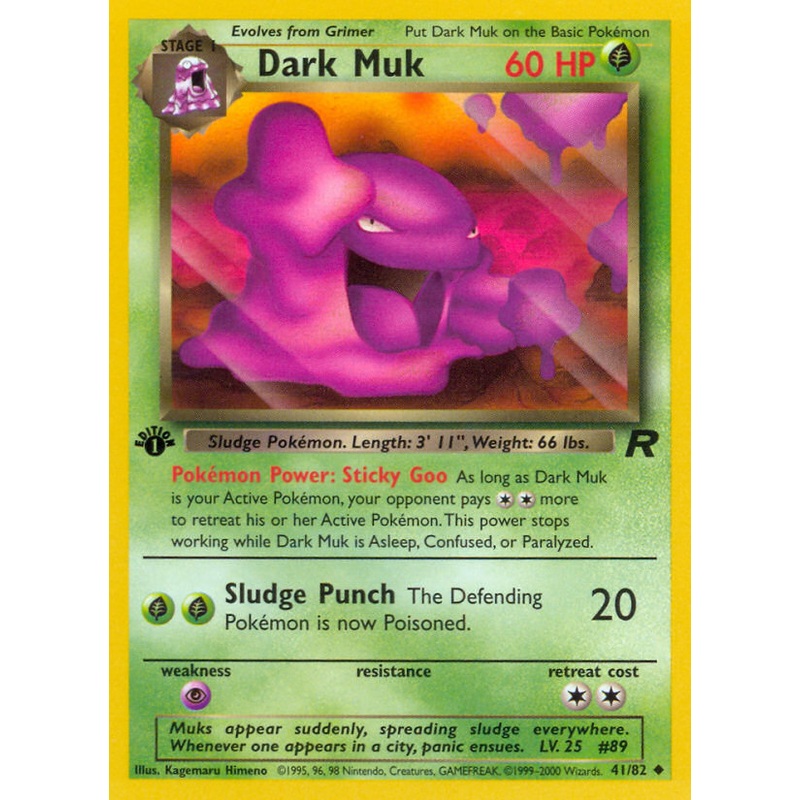 Dark Muk (41/82) [Team Rocket 1st Edition]
