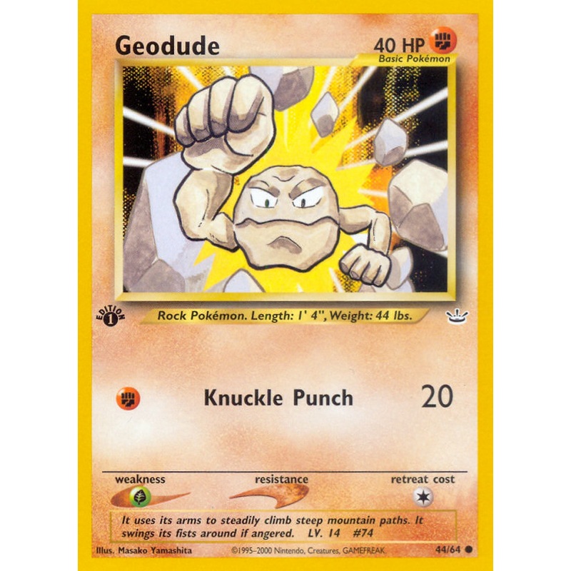 Geodude (44/64) [Neo Revelation 1st Edition]
