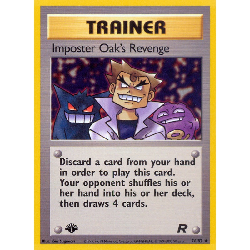 Imposter Oak's Revenge (76/82) [Team Rocket 1st Edition]