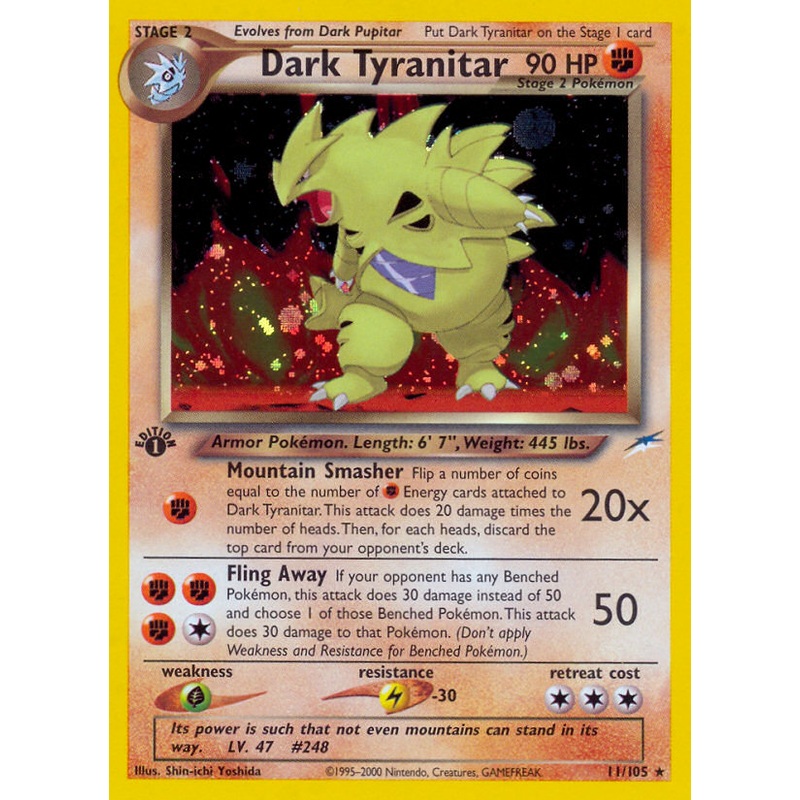 Dark Tyranitar (11/105) [Neo Destiny 1st Edition]