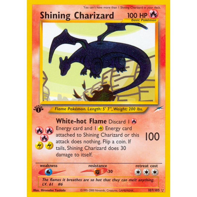 Shining Charizard (107/105) [Neo Destiny 1st Edition]