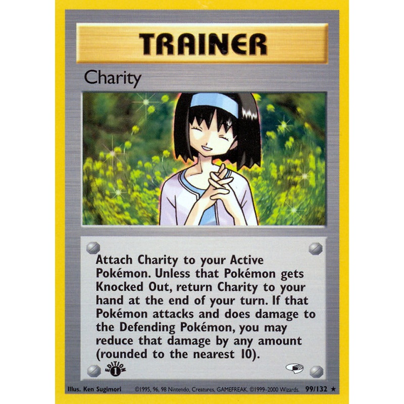 Charity (99/132) [Gym Heroes 1st Edition]