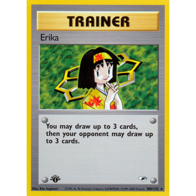 Erika (100/132) [Gym Heroes 1st Edition]