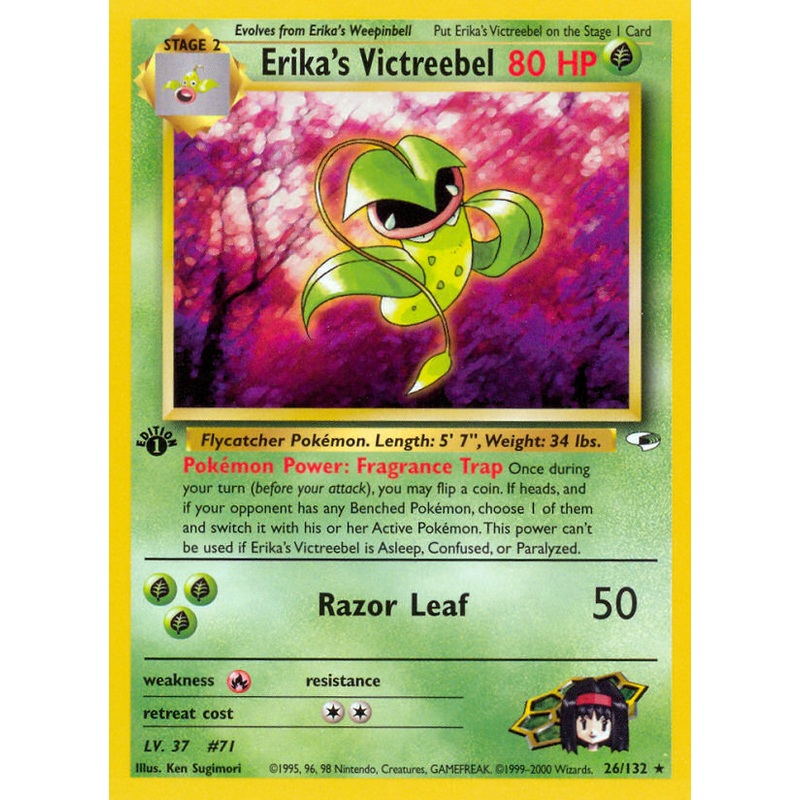 Erika's Victreebel (26/132) [Gym Heroes 1st Edition]