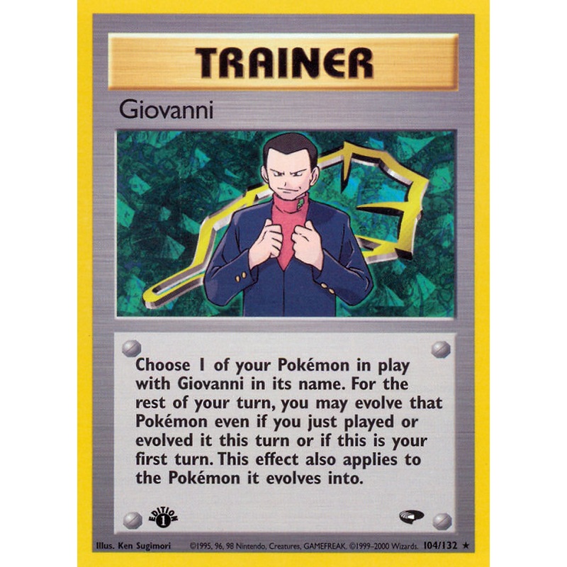 Giovanni (104/132) [Gym Challenge 1st Edition]
