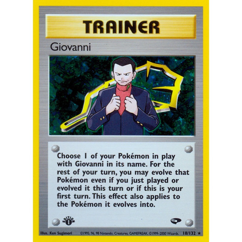 Giovanni (18/132) [Gym Challenge 1st Edition]