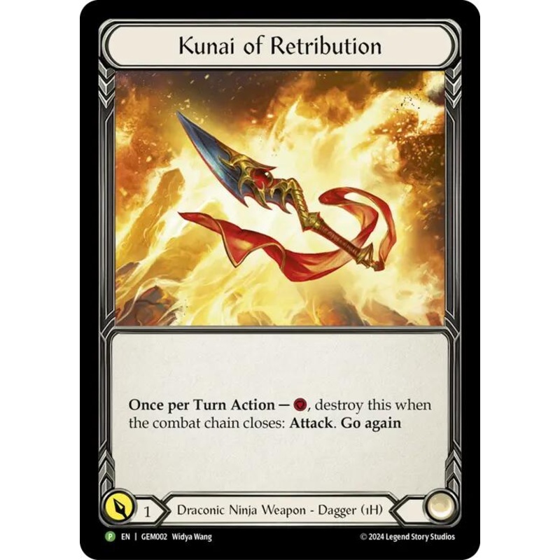 Kunai of Retribution [GEM002] (GEM Pack 1)  Cold Foil