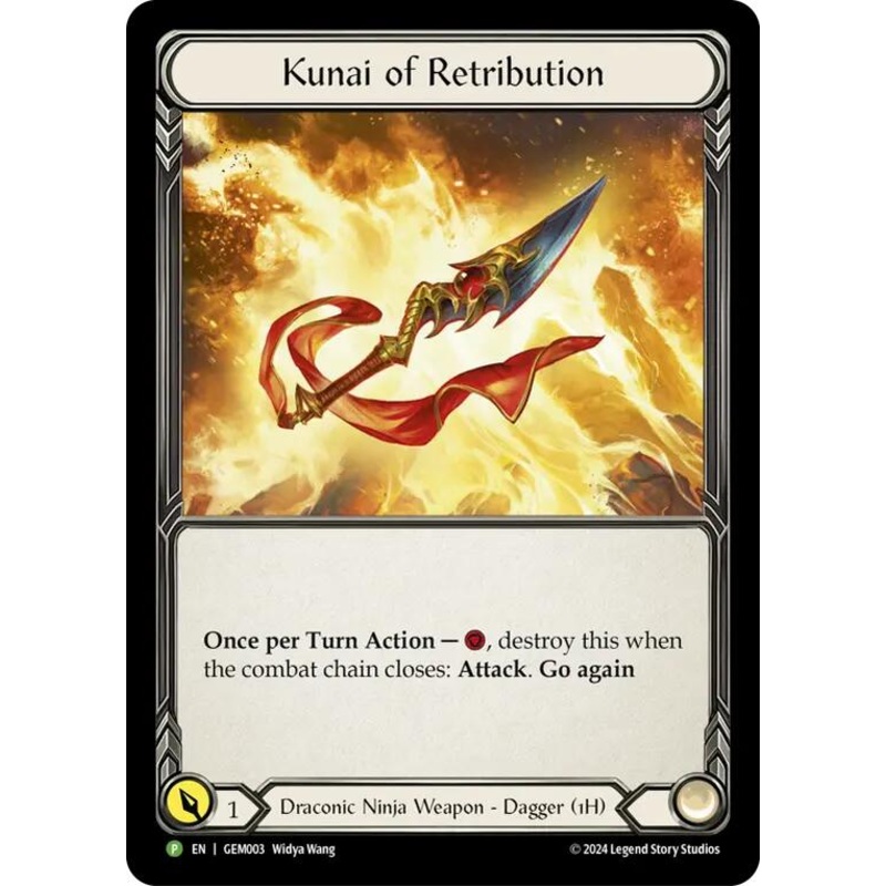 Kunai of Retribution [GEM003] (GEM Pack 1)  Cold Foil
