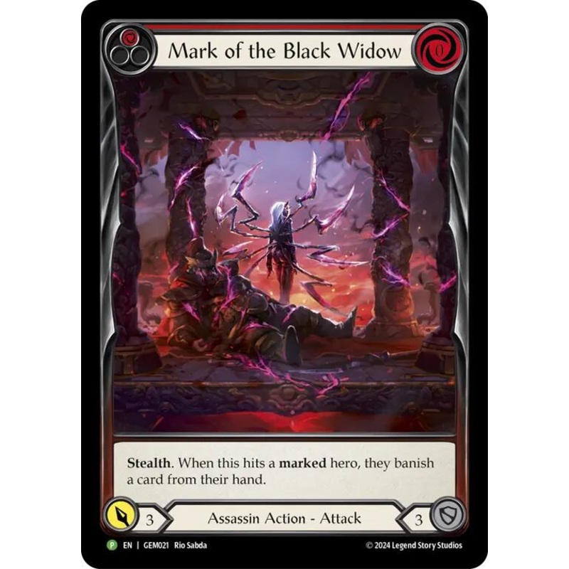 Mark of the Black Widow [GEM021] (GEM Pack 1)  Rainbow Foil
