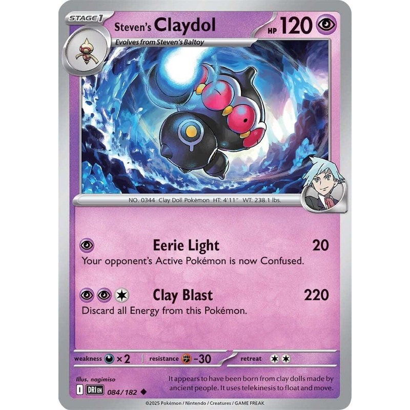 Steven's Claydol (084/182) [Scarlet & Violet: Destined Rivals]