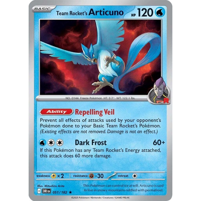 Team Rocket's Articuno (051/182) [Scarlet & Violet: Destined Rivals]