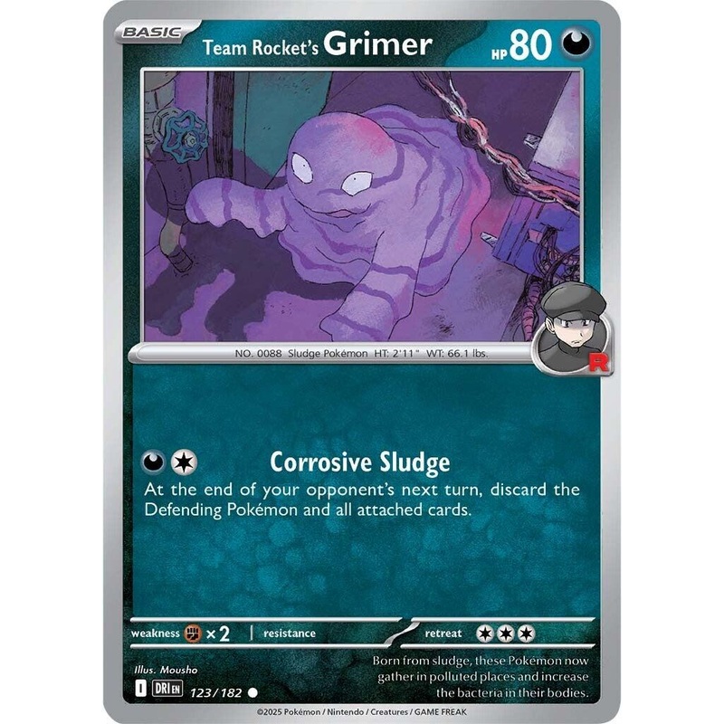 Team Rocket's Grimer (123/182) [Scarlet & Violet: Destined Rivals]