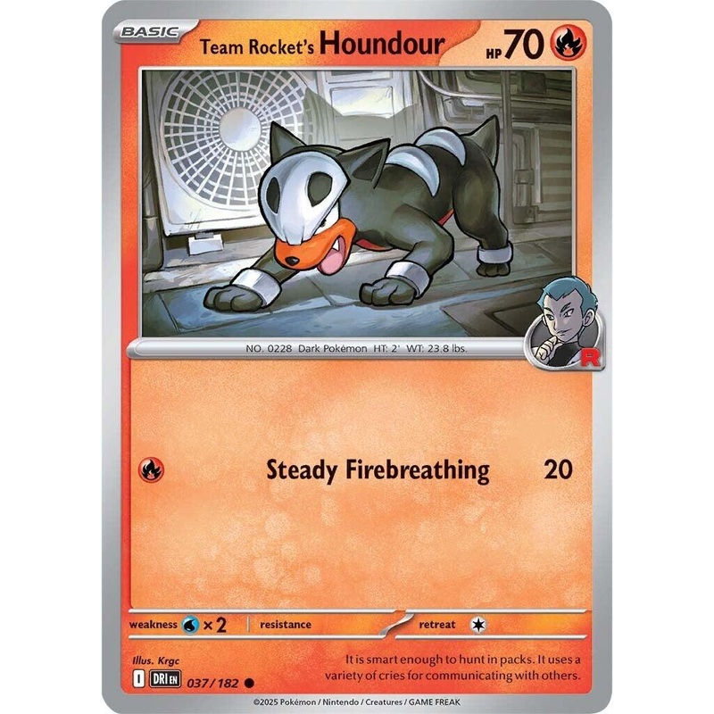 Team Rocket's Houndour (037/182) [Scarlet & Violet: Destined Rivals]