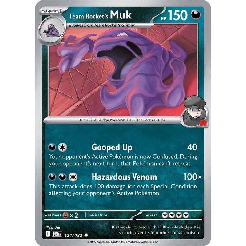 Team Rocket's Muk (124/182) [Scarlet & Violet: Destined Rivals]