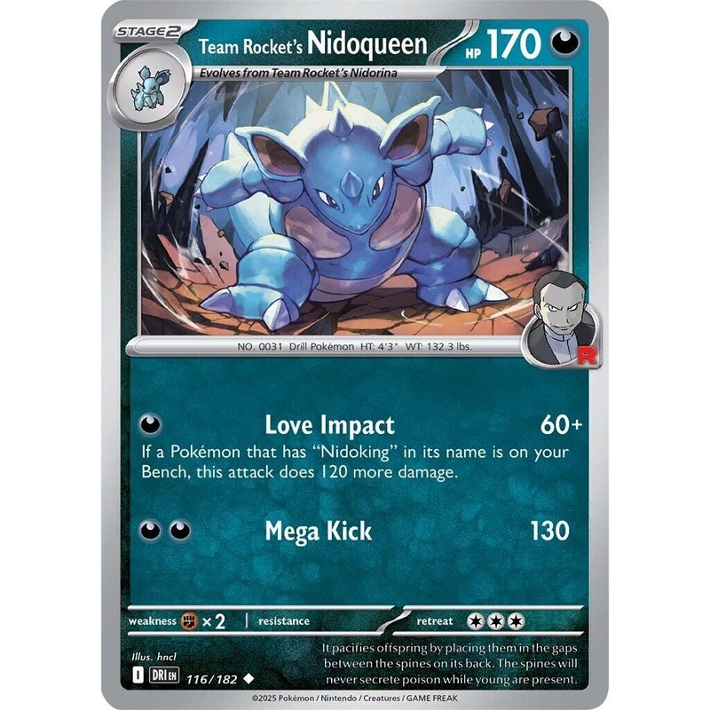 Team Rocket's Nidoqueen (116/182) [Scarlet & Violet: Destined Rivals]
