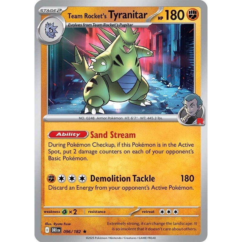 Team Rocket's Tyranitar (096/182) [Scarlet & Violet: Destined Rivals]