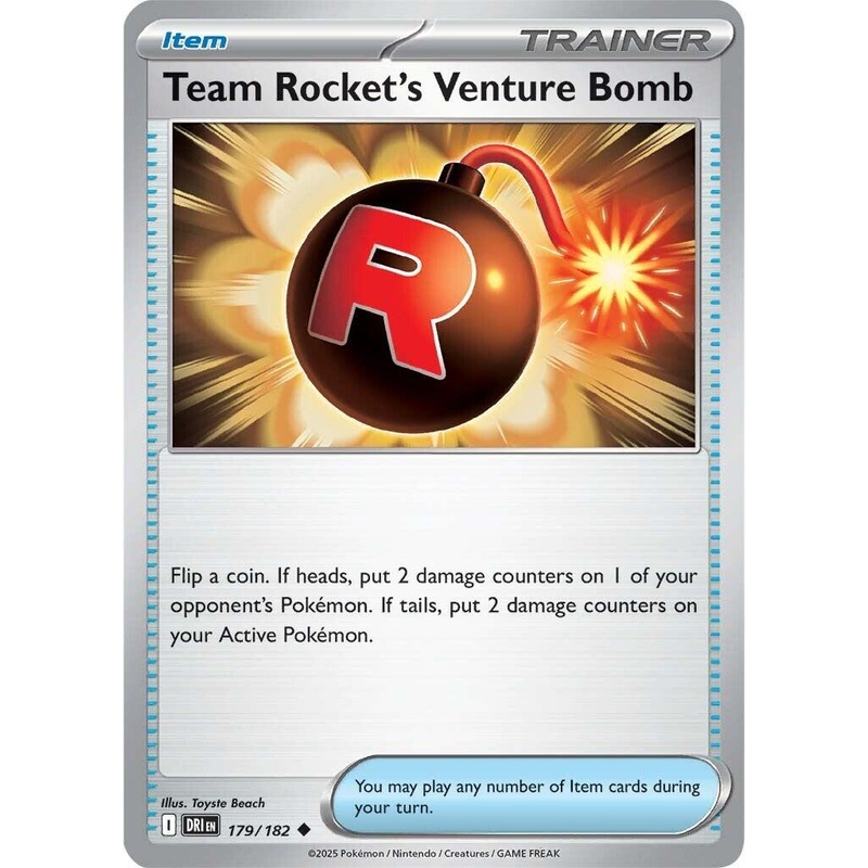 Team Rocket's Venture Bomb (179/182) [Scarlet & Violet: Destined Rivals]
