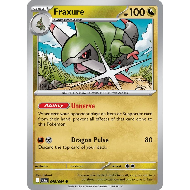 Fraxure (045/064) [Scarlet & Violet: Shrouded Fable]