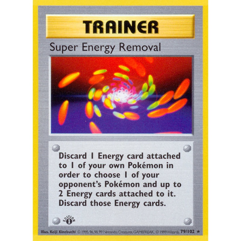 Super Energy Removal (79/102) (Shadowless) [Base Set 1st Edition]