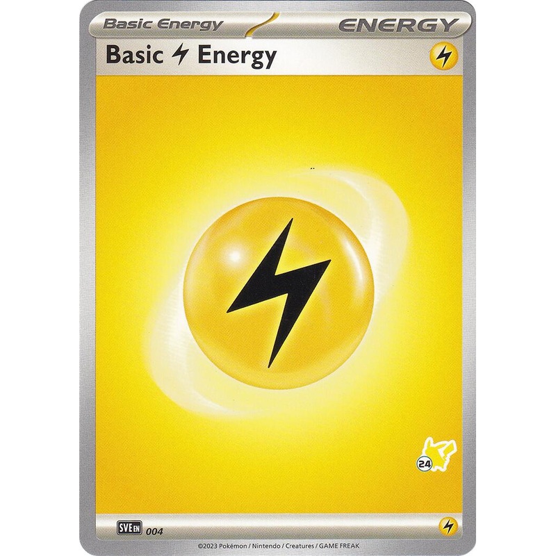 Basic Lightning Energy (004) (Pikachu Stamp #24) [Battle Academy 2024]
