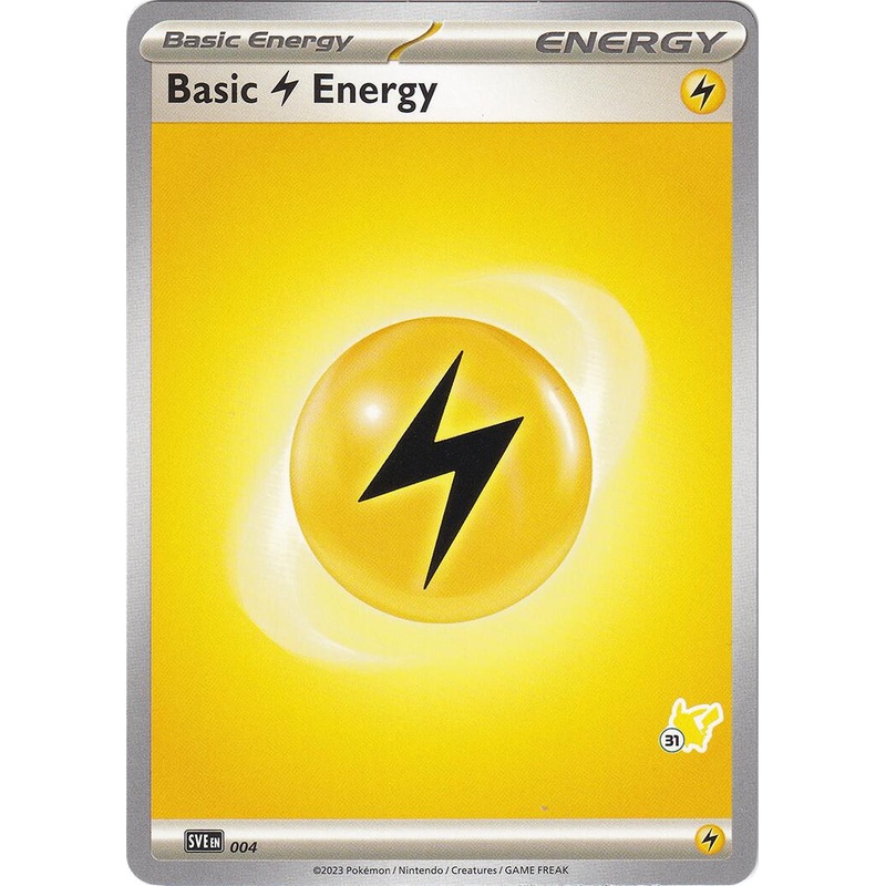Basic Lightning Energy (004) (Pikachu Stamp #31) [Battle Academy 2024]