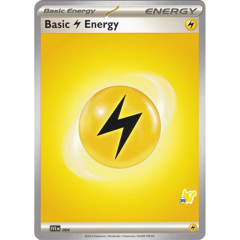 Basic Lightning Energy (004) (Pikachu Stamp #39) [Battle Academy 2024]