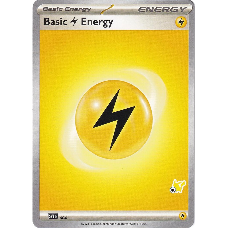 Basic Lightning Energy (004) (Pikachu Stamp #48) [Battle Academy 2024]