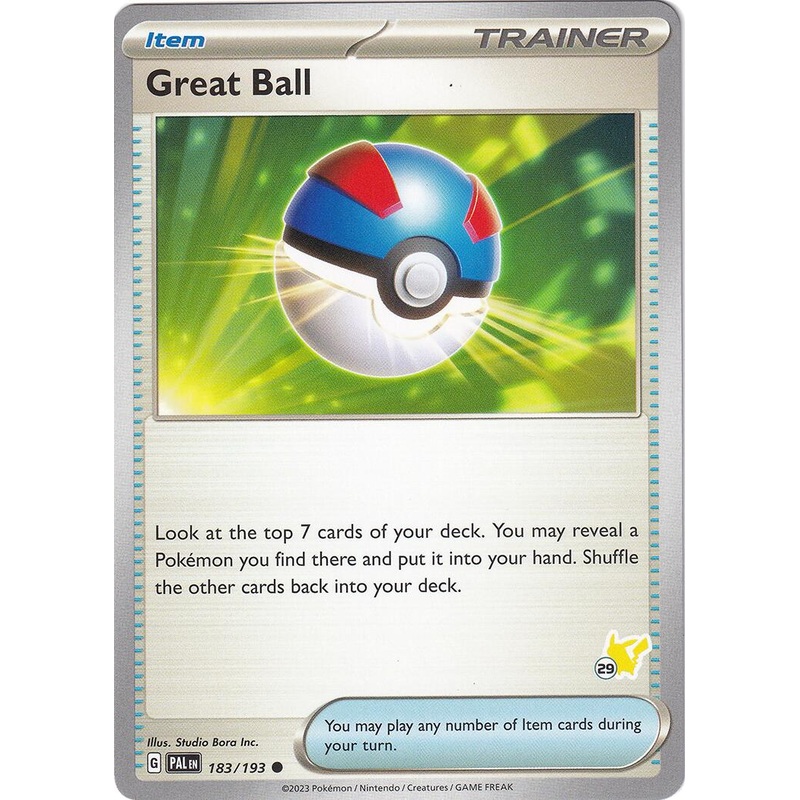 Great Ball (183/193) (Pikachu Stamp #29) [Battle Academy 2024]