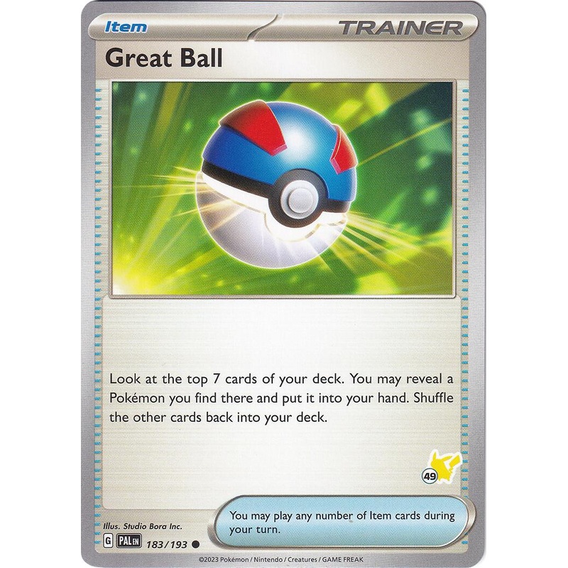 Great Ball (183/193) (Pikachu Stamp #49) [Battle Academy 2024]