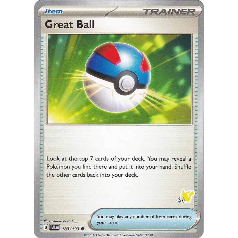 Great Ball (183/193) (Pikachu Stamp #57) [Battle Academy 2024]