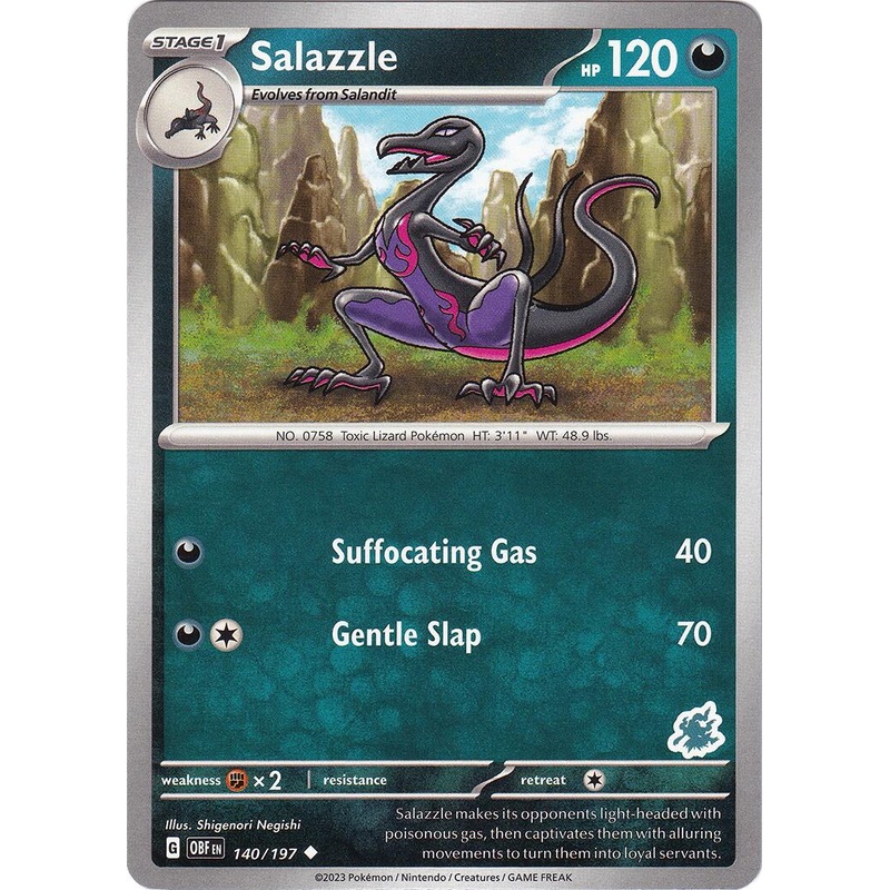 Salazzle (140/197) (Darkrai Deck) [Battle Academy 2024]
