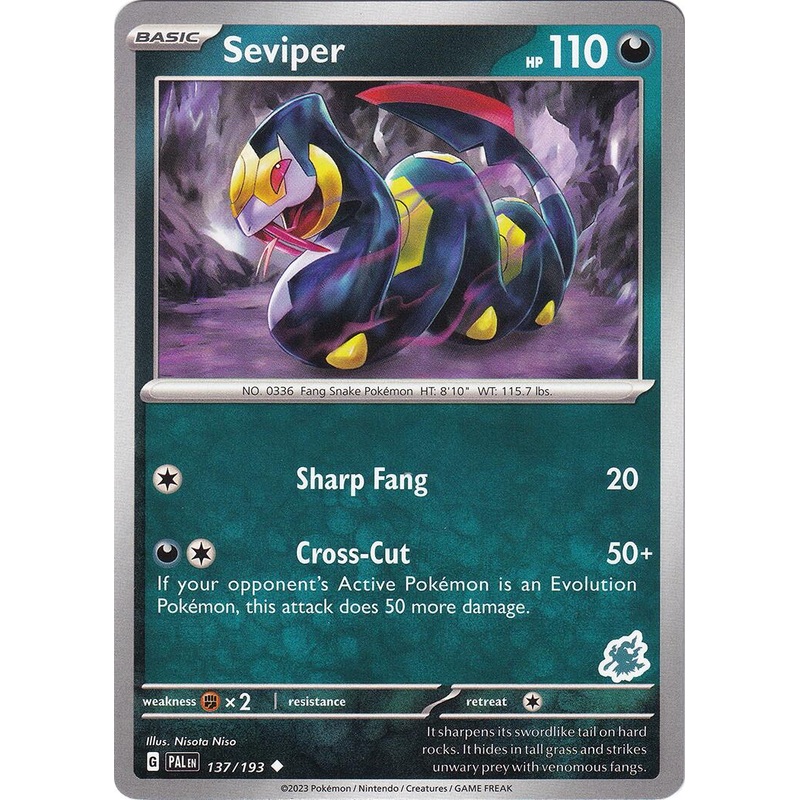Seviper (137/193) (Darkrai Deck) [Battle Academy 2024]